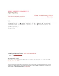 Taxonomy and Distribution of the Genus Cenchrus Donald Gordon Delisle Iowa State University
