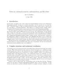 Notes on Conformal Geometry, Uniformization, and Ricci Flow