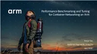 Performance Benchmarking and Tuning for Container Networking on Arm