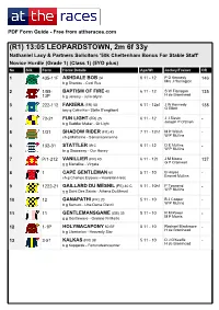 (R1) 13:05 LEOPARDSTOWN, 2M 6F