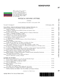 Table of Contents (Print)