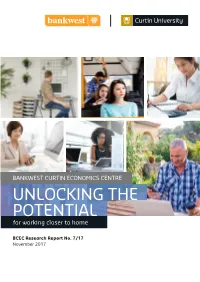 UNLOCKING the POTENTIAL for Working Closer to Home