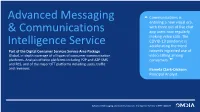 Advanced Messaging & Communications Intelligence Service