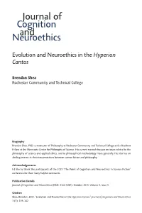 Evolution and Neuroethics in the Hyperion Cantos