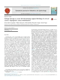Hypogastric Artery Embolization