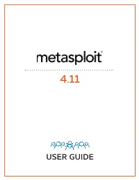Metasploit Pro User Guide