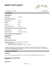Safety Data Sheet