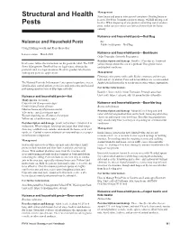 Structural and Health Pests