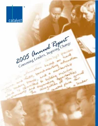 2005 Catalyst Annual Report