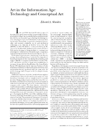 Art in the Information Age: Technology and Conceptual