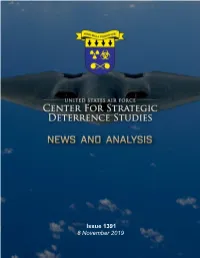 CSDS News and Analysis Issue 1391