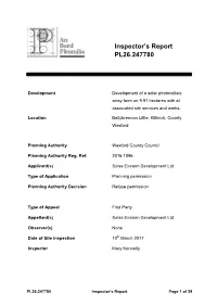 Inspector's Report PL26.247780