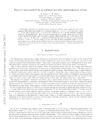 Type-1.5 Superconductivity in Muliband and Other