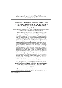Ecological Niche Evolution and Its Relation To