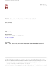 Mobile Location Services for the Next Generation Wireless Network
