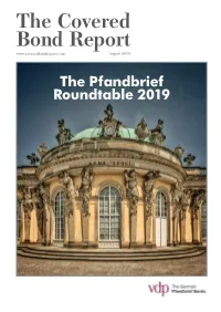 The Pfandbrief Roundtable 2019 in ASSOCIATION with the VDP