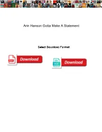Arin Hanson Gotta Make a Statement