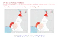 Cameroon, Third Quarter 2018: Update on Incidents According to the Armed Conflict Location & Event Data Project