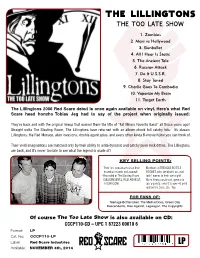 CCCP 110 the LILLINGTONS the Too Late Show LP