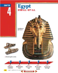 Chapter 4: Egypt, 3100 B.C
