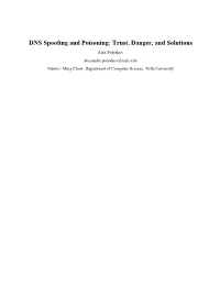 DNS Spoofing and Poisoning