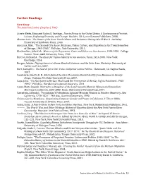 Further Readings
