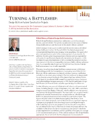 Turning a Battleship: Design-Build on Federal Construction Projects