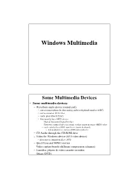 Windows Multimedia