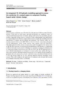 An Integrated 1D–2D Hydraulic Modelling Approach to Assess the Sensitivity of a Coastal Region to Compound Flooding Hazard Under Climate Change