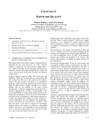 Chapter 11 Software Quality