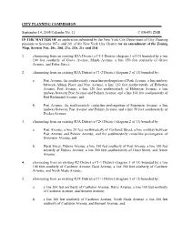 CITY PLANNING COMMISSION September 14, 2005/Calendar No