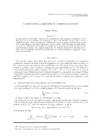 Combinatorial Complexity in O-Minimal Geometry