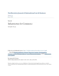 Infrastructure for Commerce Michael B