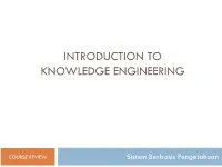 Introduction to Knowledge Engineering