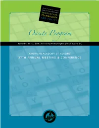 Onsite Program
