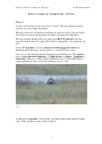 1 Birder in a Camper