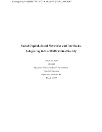 Integrating Into a Multicultural Society
