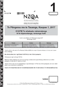 Level 1 Mathematics and Statistics (91037) 2017