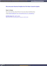 Mucormycosis: Botanical Insights Into the Major Causative Agents