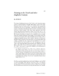 Pointing to the Torah and Other Hagbaha Customs