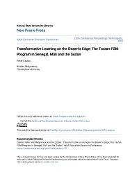 The Tostan FGM Program in Senegal, Mali and the Sudan
