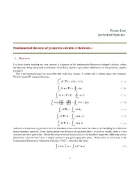 Fundamental Theorem of Geometric Calculus (Relativistic.)