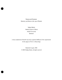 Rameau and Rousseau: Harmony and History in the Age of Reason