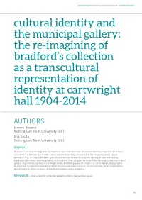The Re-Imagining of Bradford's Collection As a Transcultural