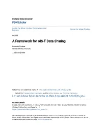 A Framework for GIS-T Data Sharing