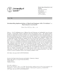 Benchmarking Implementations of Functional Languages with ‘Pseudoknot’, a Float-Intensive Benchmark