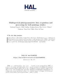 Multispectral Photogrammetric Data Acquisition and Processing for Wall