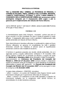Protocollo Fiume Clitunno