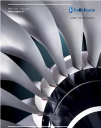 Trusted to Deliver Excellence Rolls-Royce Holdings Plc Annual