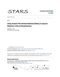 Using Antenna Tile-Assisted Substrate Delivery to Improve Detection Limits of Deoxyribozyme